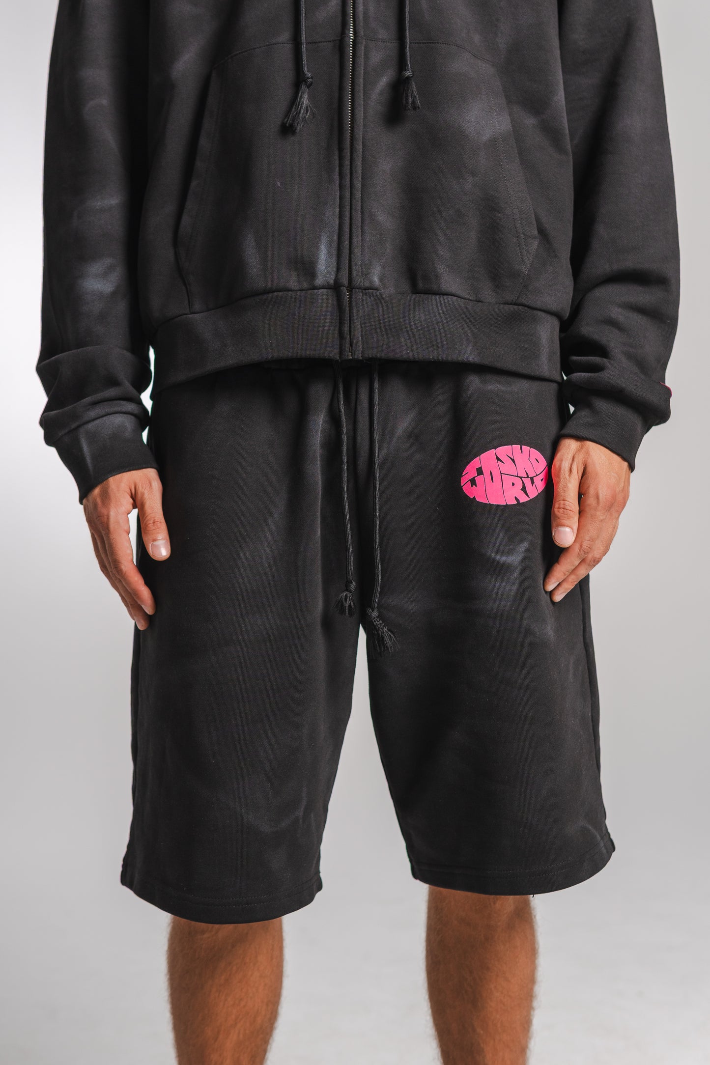 JOSKOWORLD PANTS BLACK/PINK