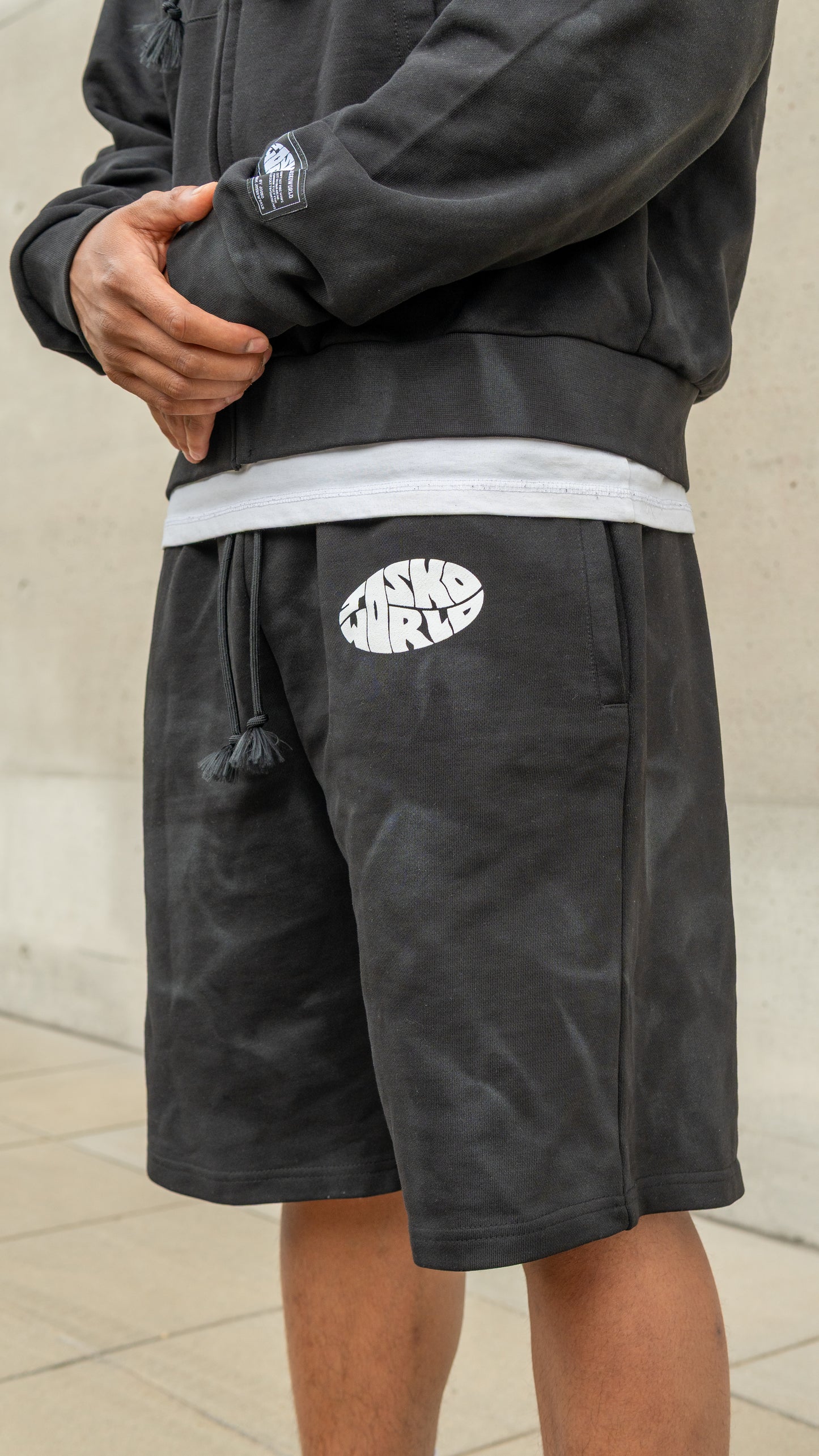 JOSKOWORLD PANTS BLACK/WHITE