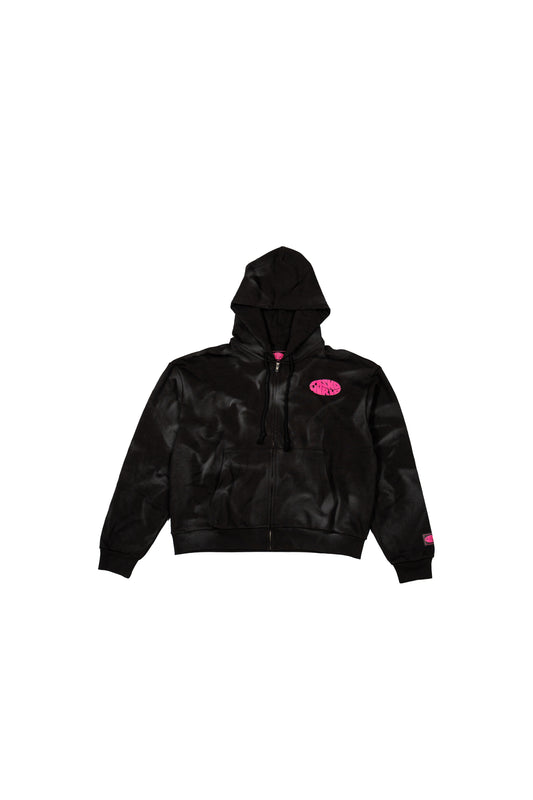 JOSKOWORLD SUMMER SET HOODIE BLACK/PINK