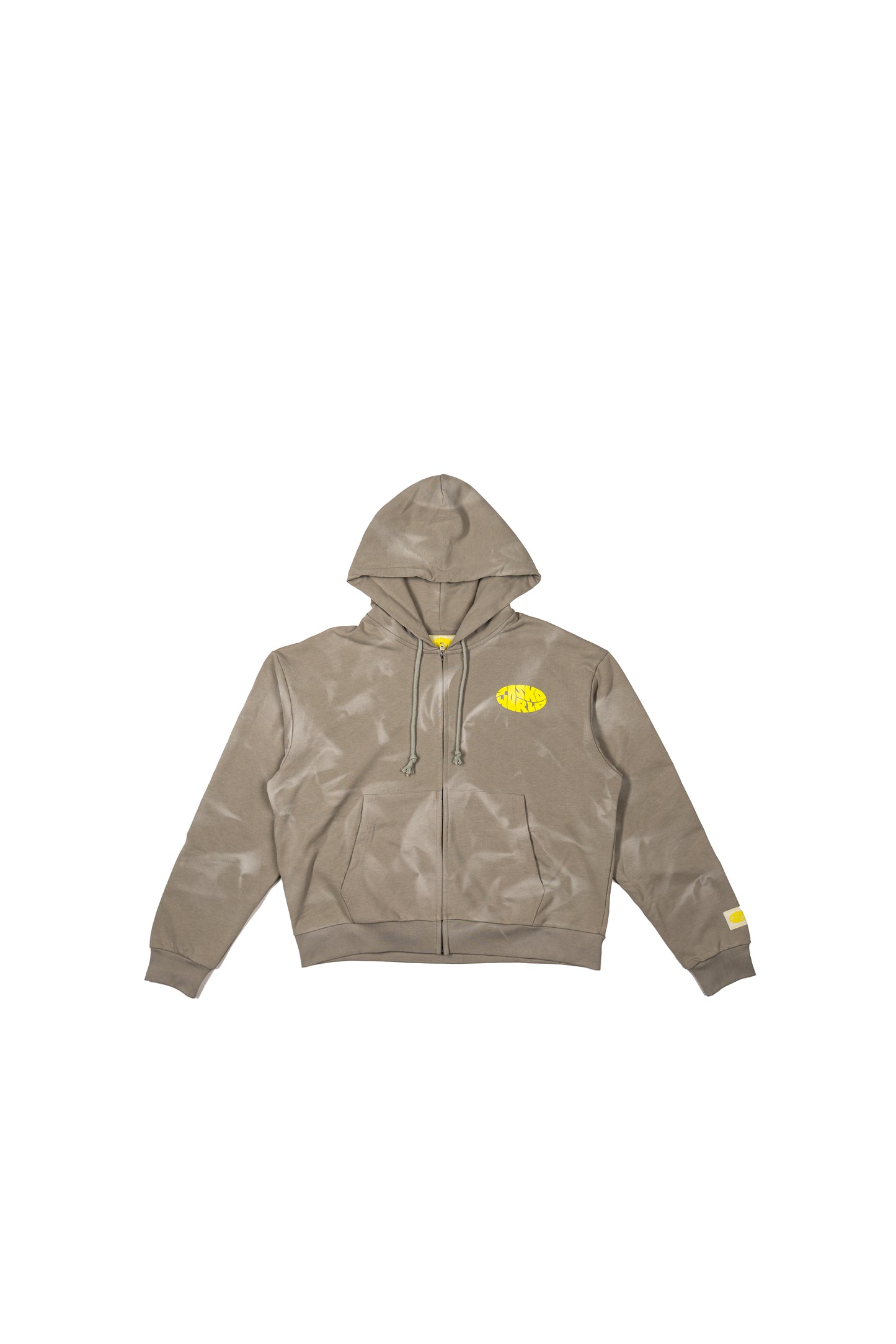 JOSKOWORLD SUMMER SET HOODIE GRAY/NEON YELLOW